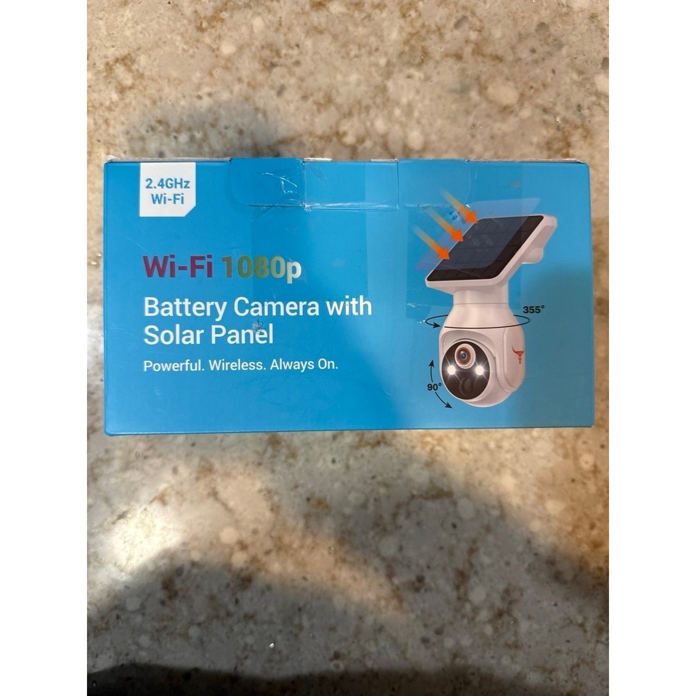Battery camera with solar panel Wi-Fi 1080 P Security Camera